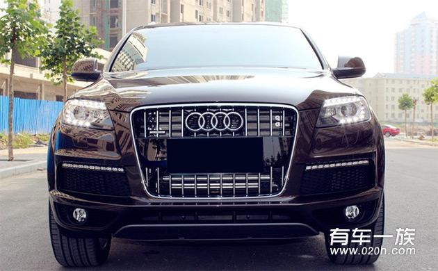 2014款棕色奥迪Q7-35TFSI外观内饰整体评价感受 