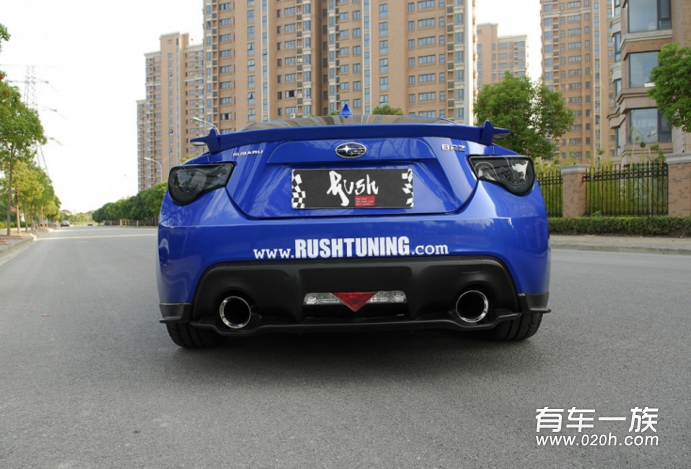 专注操控 RushTunig打造实力派斯巴鲁BRZ