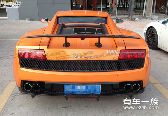 兰博基尼gallardo LP560改LP570款碳纤维尾翼压尾翼定风尾翼