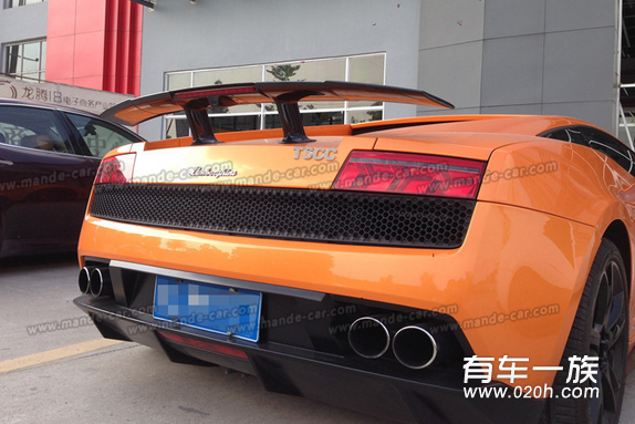 兰博基尼gallardo LP560改LP570款碳纤维尾翼压尾翼定风尾翼