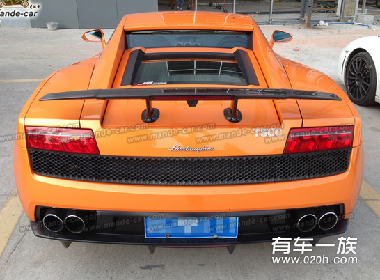 兰博基尼gallardo LP560改LP570款碳纤维尾翼压尾翼定风尾翼