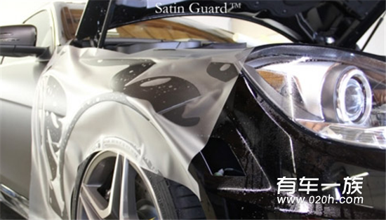 哑光黑外衣 Satin Guard打造奔驰C63 AMG